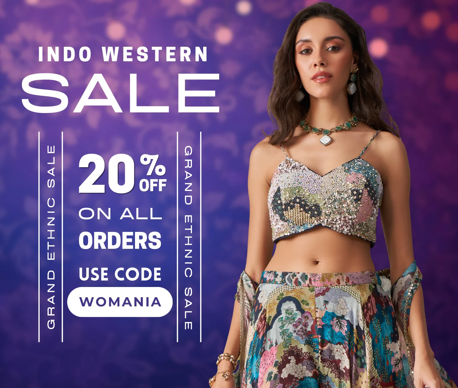Buy Designer Indo Western Outfits Online on Sale
