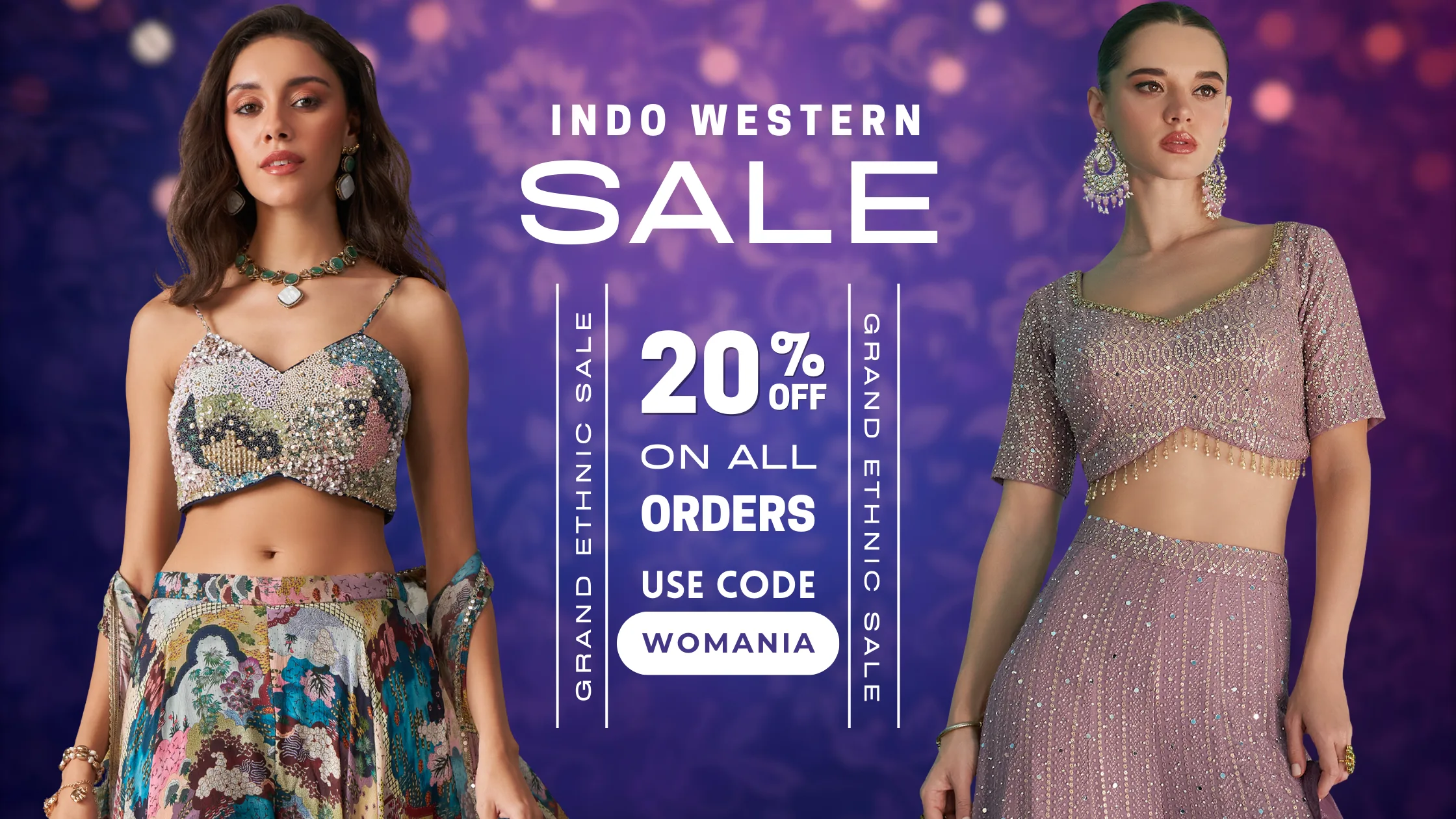 Buy Designer Indo Western Outfits Online on Sale