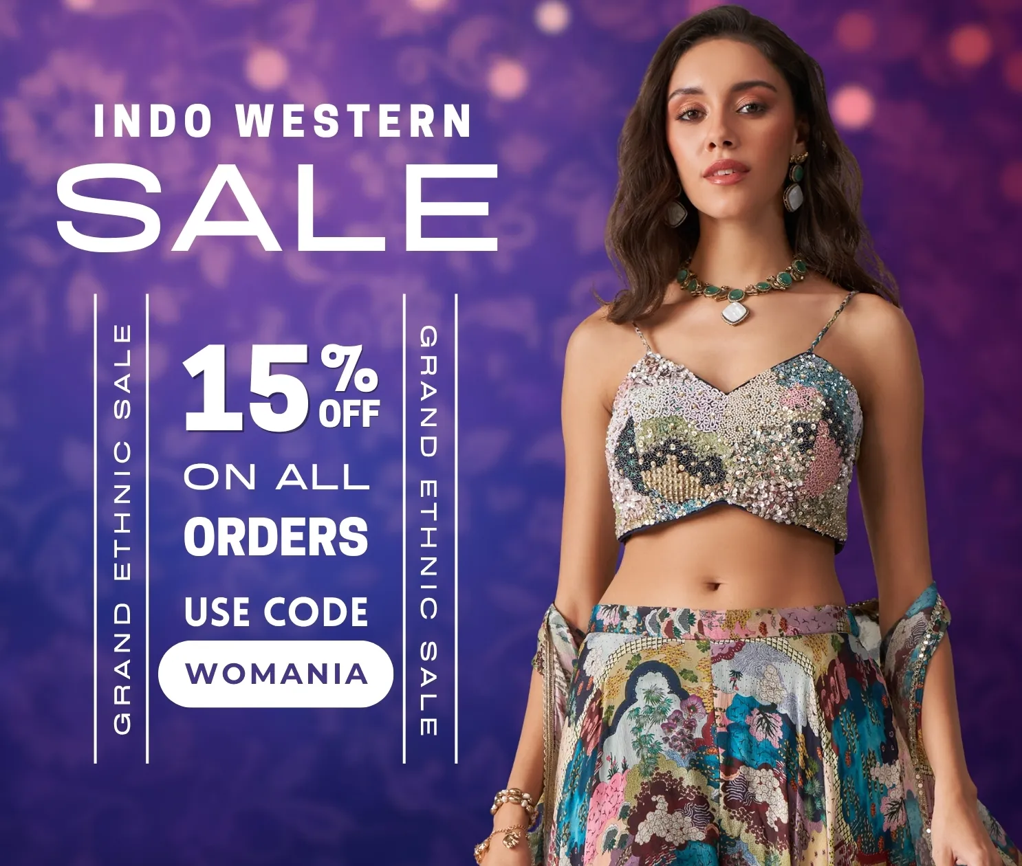 Buy Designer Indo Western Outfits Online on Sale